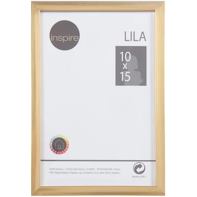 Рамка Inspire Lila 10х15 см цвет золото по цене 136 ₽/шт. купить в  Новосибирске в интернет-магазине Леруа Мерлен