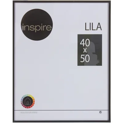 Рамка Inspire Lila 40х50 см цвет чёрный по цене 502 ₽/шт. купить в  Новосибирске в интернет-магазине Леруа Мерлен