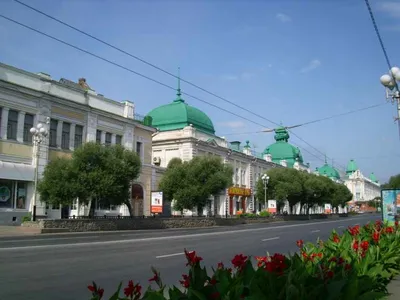 Город Омск Любинский проспект» — создано в Шедевруме