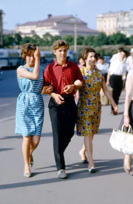 Люди на улицах Москвы. Лето 1964 - фото Хаммонда