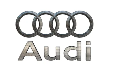 Audi Shield Silicone Sticker White Black Logo | Domed Emblems | Stickers |  X-Sticker