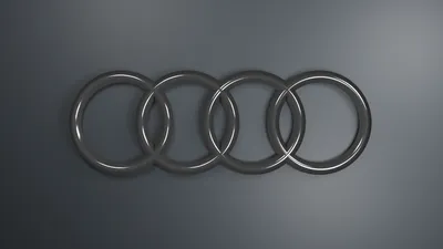 Audi brand symbol logo with name red design Vector Image