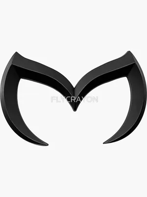 Mazda 3D Black Logo PNG vector in SVG, PDF, AI, CDR format