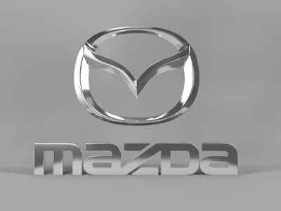 Бесплатный STL файл MAZDA 3 LOGO 🚗・3D-печатная модель для загрузки・Cults