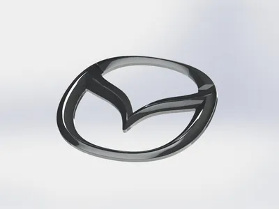 Mazda Logo Front Hood Emblem-1673542425