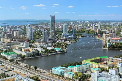 Екатеринбург. Фото города с высоты – EkMap.ru