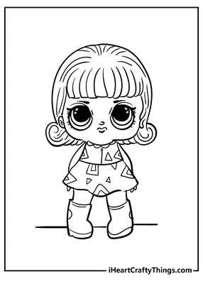 L.O.L. Surprise Dolls Coloring Pages - 40 Different Coloring Sheets