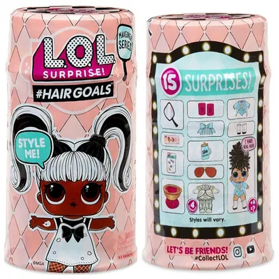 LOL Surprise Hairgoals Series 2 Doll With Real Hair and 15 Surprises,  Accessories, Great Gift for Kids Ages 4 5 6+ - Walmart.com