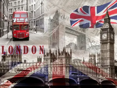 Картина Копия картины Томаса Кинкейда \"Лондон (London)\" худ. А. Ромм 60x80  TK210501 купить в Москве