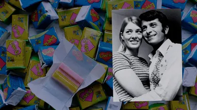 Turkish chewing gum insert. Love is... . 1990s Stock Photo - Alamy