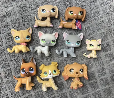 Littlest Pet Shop LPS Lot Random 3PC LPS Toys Set LPS Kitten LPS Deer LPS  Collie | eBay