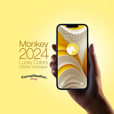 Feng Shui Monkey Zodiac 2024 Lucky Color Smartphone Wallpaper | Enhance  Your Destiny! | KarmaWeather Shop