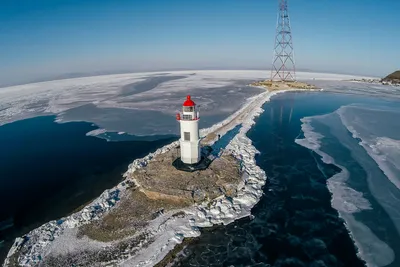 Маяк Токаревский и Русский мост. Владивосток. :: Александр Морозов –  Социальная сеть ФотоКто