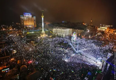 Майдан назван самой массовой акцией в поддержку ЕС - Delfi RU