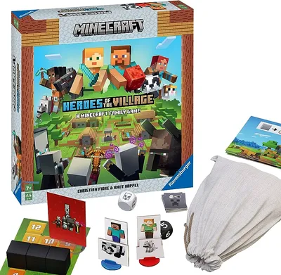 Minecraft Junior - Heroes of the Village Board Game | Thimble Toys