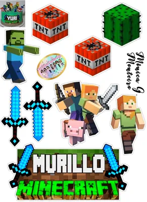 Minecraft | Minecraft party, Minecraft cake toppers, Minecraft cake