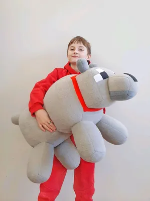 Собака в Minecraft» — создано в Шедевруме