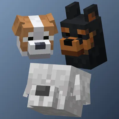Скачать Текстуры Собаки для Майнкрафт на Телефон: Текстуры Dogs