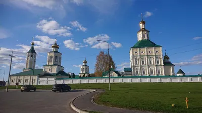 Иоанно-Богословский Макаровский мужской монастырь, Макаровка (Саранск,  город), фотография. фасады юго-западная часть территории, вид с запада