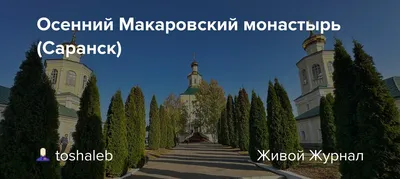 Иоанно-Богословский Макаровский мужской монастырь, Саранск - «Жемчужина  Мордовии» | отзывы