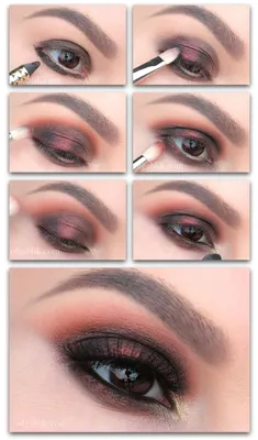 Совершенный макияж smoky eyes