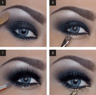 Макияж smoky eyes фотографии