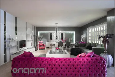 Малиновый диван в интерьере гостиной (49 фото) - красивые картинки и HD фото