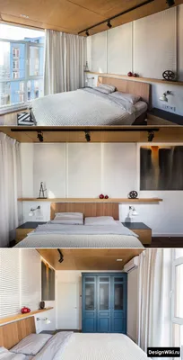 Малогабаритные спальни дизайн фото