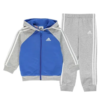 adidas 3 Stripe Fleece Romper Unisex Babies | SportsDirect.com USA