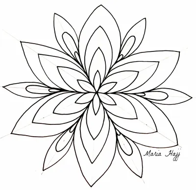 Simple mandala shape for coloring Royalty Free Vector Image, mandala -  burgosandbrein.com