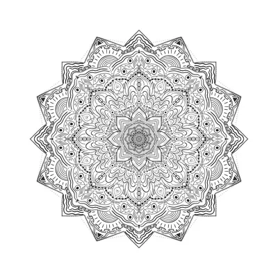 How to Draw a Mandala Step by Step | Lightly Sketch | Mono