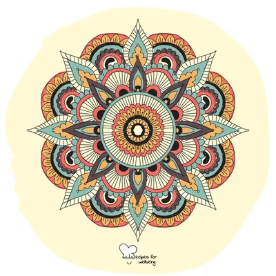 Mandala drawing • Recipes for Wellbeing