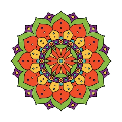 Basic Simple Mandala Shape for Coloring for beginners and children. 4907224  Vector Art at Vecteezy