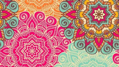 Colorful 3D Mandala Free Stock Photo | picjumbo