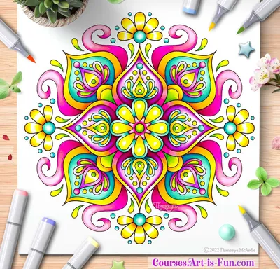 How to Draw a Mandala: Learn How to Draw Mandalas for Spiritual Enrichment  and Creative Enjoyment — Art is Fun