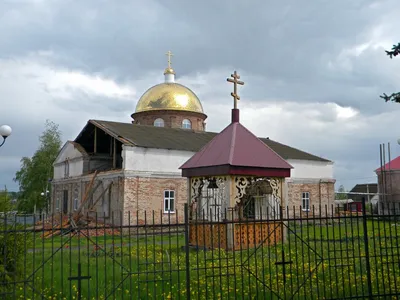Церковь Николая Чудотворца, Мантурово (Мантуровский район), фотография.  общий вид в ландшафте