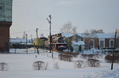 Место, где стоял поезд, в котором располагался штаб 5-ой Армии. Отсюда была  дана телеграмма В.И.Лени, Омская область, Марьяновский район, р.п.  Марьяновка, ж.д. станция Марьяновка