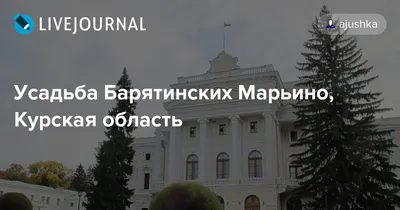 Усадьба князей Барятинских \"Марьино\", Курская область, памятник  дворцово-парковой архитектуры начала 19-го века. — Фото №244916