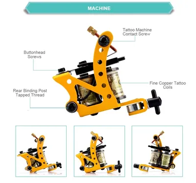 Тату машинка на фотографии: смотрите настоящее произведение искусства