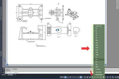 Autocad - How to match two files to the same scale - Stack Overflow