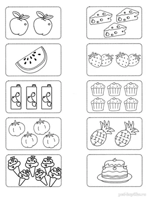 Задания по математике в картинках для детей 5-6-7 лет распечатать бесплатно  | Math activities preschool, Math number cards, Phonics kindergarten