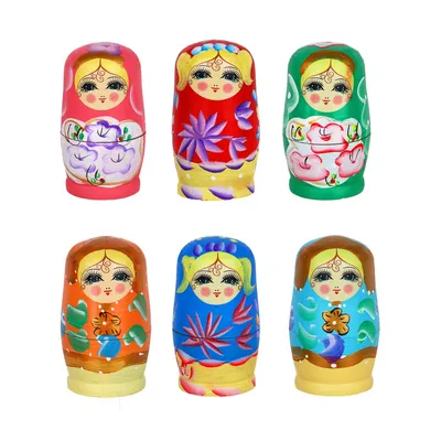 Russian doll - matreshka. All dolls can be gathered inside big one Stock  Photo - Alamy