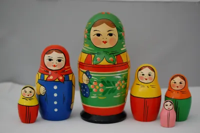 Beautiful Russian Matreshka Doll On White Background Stock Photo, Picture  and Royalty Free Image. Image 56403759.