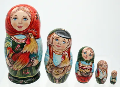 Matryoshka 3D model - Download Life and Leisure on 3DModels.org