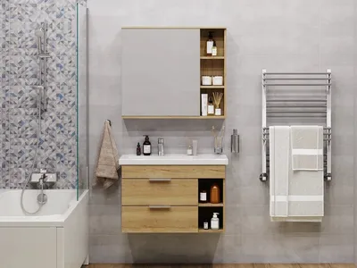 Мебель для ванной с раковиной Duravit Viu 60: столешница 120, дуб  французский, без отверстий + тумба 80 купить в г. Воронеж интернет-магазин  Сантехника Воронеж ИН