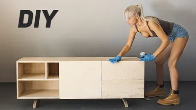 Chest of drawers made of plywood. HANDMADE chest of drawers! Where has  Irina been? - YouTube