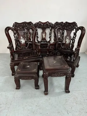 Desk Solid Mahogany Desk Lion Heads Antique Computer Table Office Furniture  Wood | eBay