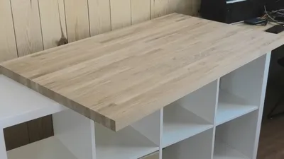 Inexpensive oak table made of furniture board, which everyone can make with  their own hands. - YouTube