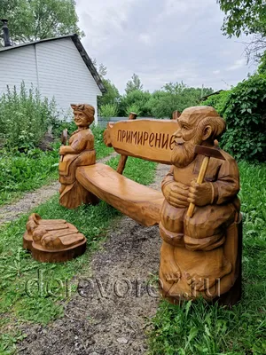 Комплект мебели \"Резной\" (стол 900х1900, 6 стульев) - купить по выгодной  цене | Банное Дело