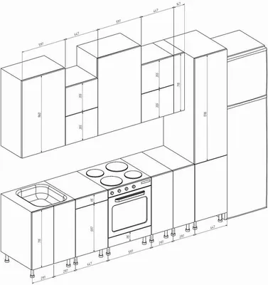 Кухня своими руками чертежи и схемы | Макеты кухни, Мебель, Мебель своими  руками